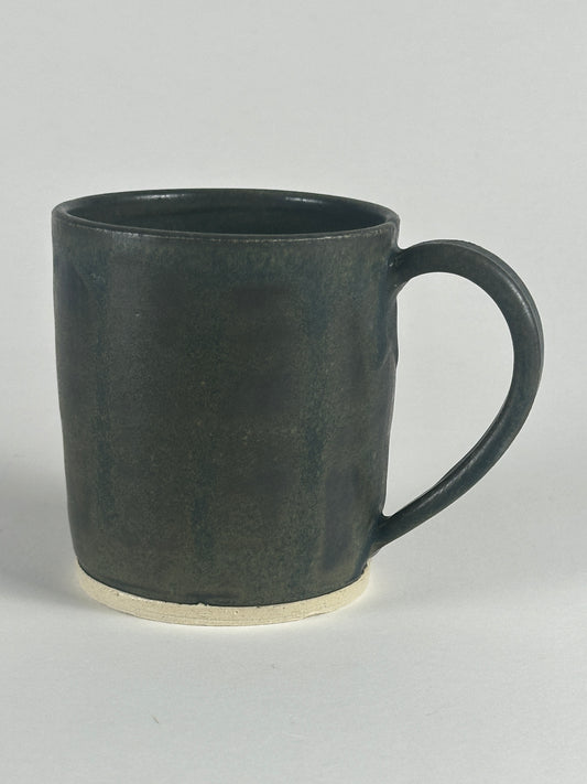 Small dark green mugs